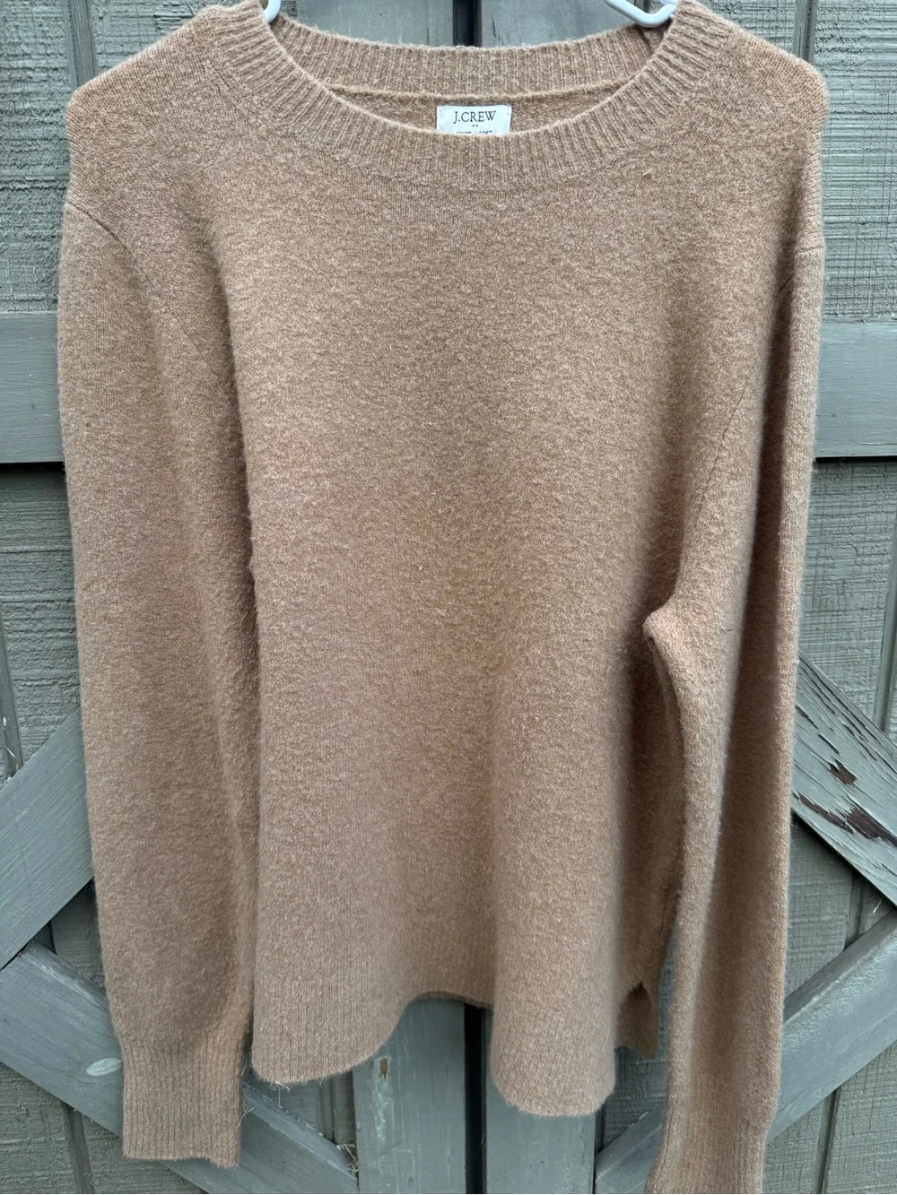 J. Crew Camel Crewneck Sweater